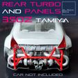 a2.jpg Rear Mounted Turbos with rear panels For 350Z Tamiya 1/24 MODELKIT