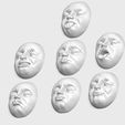 OOP.jpg Modern Face Sculpture Wall Art N 7
