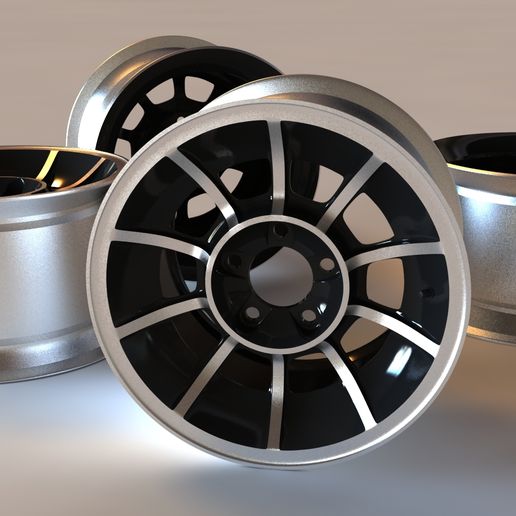 🛞 American Racing Vector Printable Rim・ 3D File for ・Cults