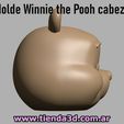 winnie-the-pooh-cabeza-5.jpg Winnie the Pooh Head Flowerpot Mold