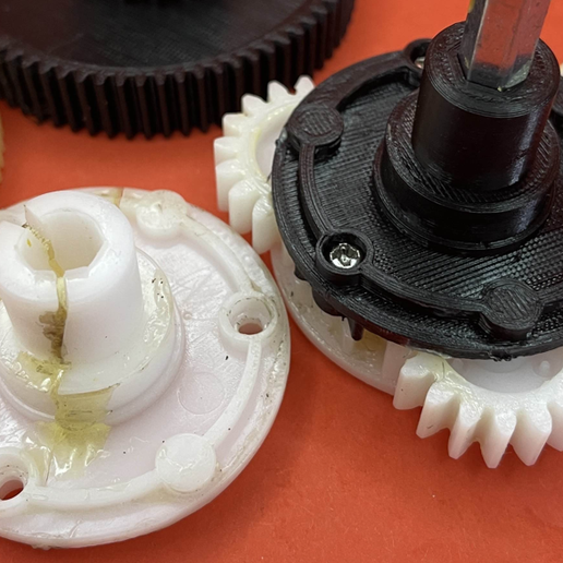 Satellites reducer meat grinder Polaris 3D model