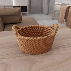 untitled.png 3D Wicker Mesh Basket 2 with Stl File & Mini Box, 3D Printing, Jewelry Dish, Wicker Decor, Gift for Girlfriend, Wicker Laundry Basket