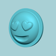 2.png Emoji 01 Ojos de Corazón - Moldeado Arreglo Espuma EVA Artesanía