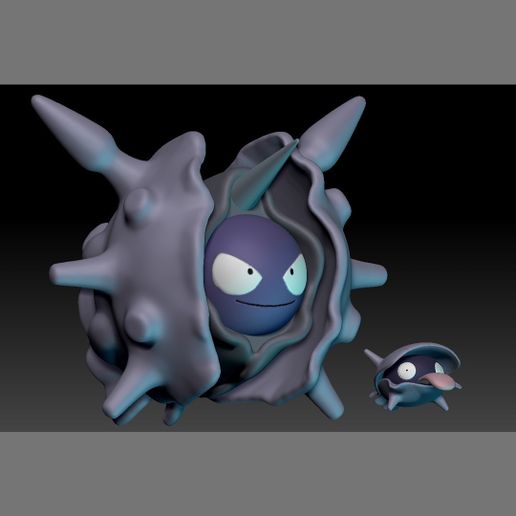 STL file Pokemon Shellder Cloyster 🐉 ・3D printable model to download・Cults