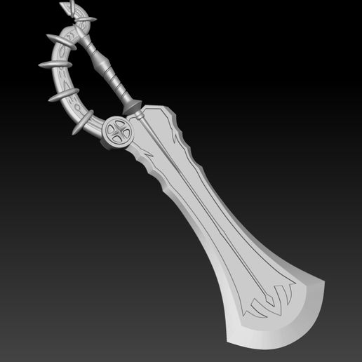 STL file GREATSWORD (1 OF 4 WEAPONS OF RIKU AGNEIA)・3D printer model to ...