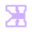 abecedario 2,5 cm - letra K.stl alphabet cutter 3D model - 2,5 cm