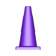 Cone-450mm-v4.STL TRAFFIC CONE  (2 variants,  high and short cones)