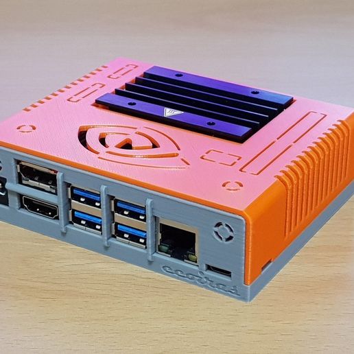 Jetson Nano Case - Connectors' Edition 3D model