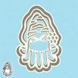 29-2.jpg Underwater world cookie cutters - squid (style 2)