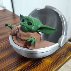 IMG_20191129_162911.jpg Baby Yoda Planter (Multicolor Assembly)