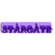 EXTRUSION.stl StarGate Desk Logo