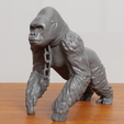 2.png Gorilla 3D print model