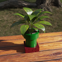 MACETA-TUBO-MARIO.png Archivo STL gratuito MACETA TUBO MARIO BROS.・Idea de impresión 3D para descargar
