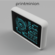 WT32-SC01plus-i1dplus-solid-landscape-frame-round.png STL file Case (wall mount solid, "silicone" frame) for *WT32-SC01 Plus* by wireless-tag an (ESP32 development board With 3.5 Inch LCD IPS Display Touch Screen)・3D printing model to download