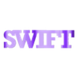 Text Flip - Cheetah x Swift B.stl Text Flip - Cheetah 2.0 (6 STLs)