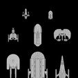 __preview.png FASA Federation Non-combatants Part 2: Star Trek starship parts kit expansion #23b