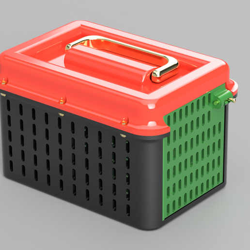 Image result for Free 3D file Small Animal Crate, Pet Carrier, With Locking mechanism・3D ...