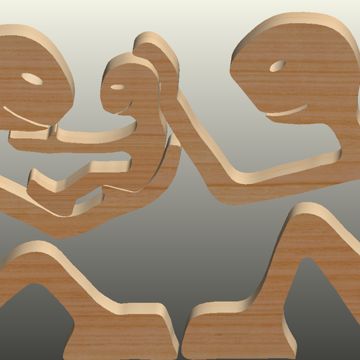 Fam-figurines-02.png Familie 2D Figur Desktop Tisch Ornament Modell