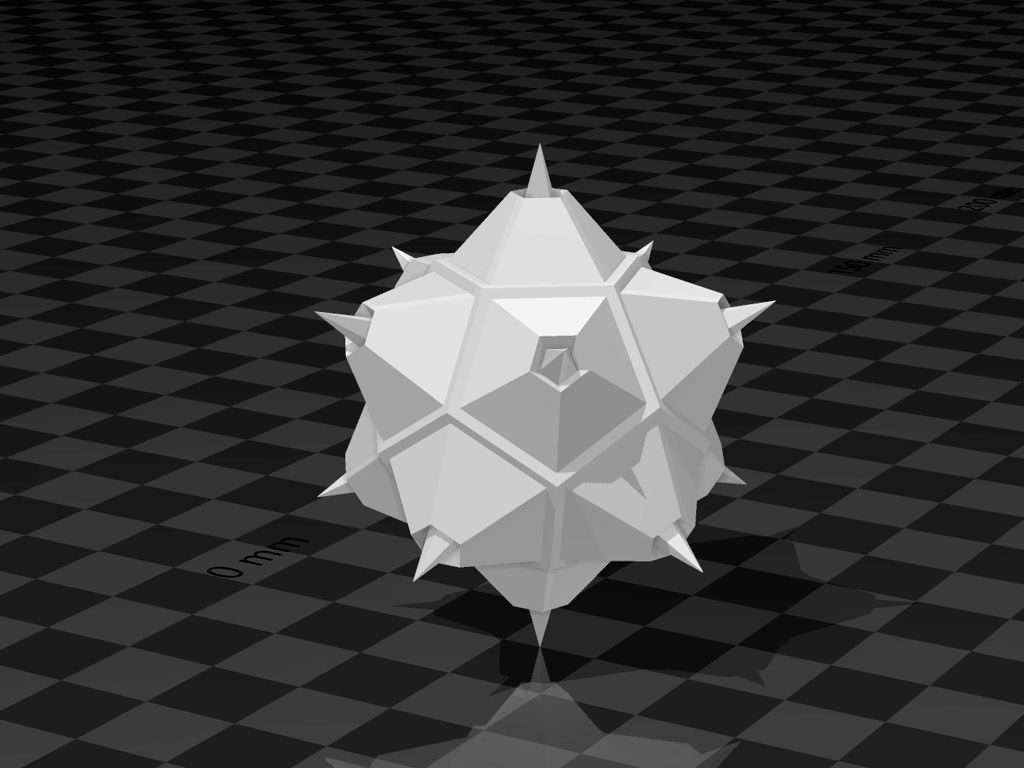 Download STL file spiked thing • 3D printable object ・ Cults