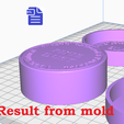 STL00624-3.png 3pc Pixie Dust Bath Bomb Mold - Magic Potion Label