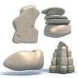 4-Stones0004.jpg Rock Pack – 4 Stone Models for Printing Vol.2