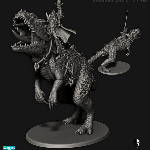DC en Sere 3D file Dino Riders - Desert Elves・3D printable model to download, edgeminiatures