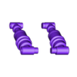 unsupported_recoilarms_cannon_04_.stl Triple Tap Cannon - Mech Knight Class Weapon system - Two Taps and a Tickle