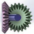 BG01-003.jpg Free STL file Simple bevel gear transmission-2 gears・3D printable model to download