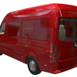 4.png Mercedes Sprinter 2021 Van (Red)