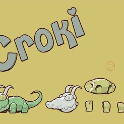 creoki2.jpg Файл STL Croki Variant of Loki・Дизайн 3D принтера для загрузки, MEDUSA3D
