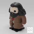 SQHAGRID (3).png STL-Datei Harry Potter's Rubeus Hagrid kostenlos・3D-Druckvorlage zum Herunterladen