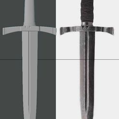 side-by-side.jpg 3D-Datei Blackbeard OFMD Cosplay Zubehör Bundle・3D-Drucker-Vorlage zum herunterladen