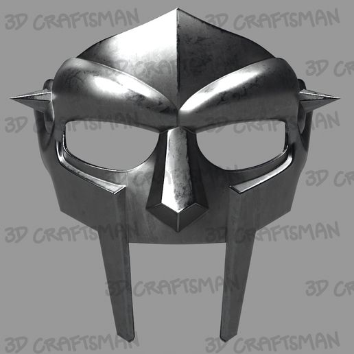 STL file MF Doom Mask 3D Print ready・3D printable design to download・Cults