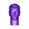 ThorHeadInfinity2_LongNeck.stl Thor Head - Chris Hemsworth - Avenger - Infinity War 3D print model
