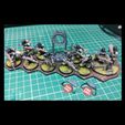 flat_textured_painted.jpg War hammer 4TK Movement Tray - 25mm bases +  50mm Heavy Weapons Team | Imperial Guard