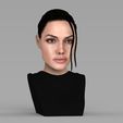 lara-croft-angelina-jolie-bust-ready-for-full-color-3d-printing-3d-model-obj-mtl-stl-wrl-wrz (14).jpg Lara Croft Angelina Jolie bust ready for full color 3D printing