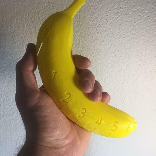 banana.jpg Free STL file Banana for Scale - Imperial・3D printing template to download, mechalastair