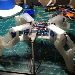 Arduino Crab Free STL file Crab-like Arduino automaton・Object to download and to 3D ...