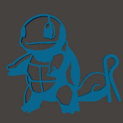Squartly.png Archivo STL Marcador Vaso Bulbasaur Pokemon・Modelo para descargar e imprimir en 3D