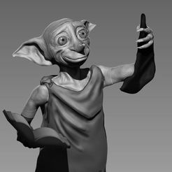 ZBrush-Document113.jpg STL file Dobby - Jewelry box・3D printing template to download