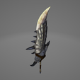 12.png MONSTER HUNTER SILVER RATHALOS GREAT SWORD