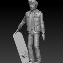 ZBrush-Document1.jpg STL file MARTY MCFLY・3D printer design to download