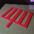 Gunam_Gunpla_Runner_3D_Print_print_in_place_4.jpg Foldable Gunpla Runner Stand || Plain || Print in Place