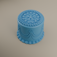 14.png Verzierte Torte STL - Silikonform Master Modell