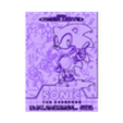 Jaquette Sonic negatif.stl LITHOPHANE Cover Sonic the Hedgedog Sega Megadrive