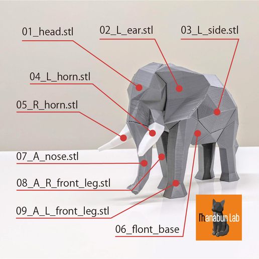 A_Low_Poly_Elephant_puzzle.jpg 🐘Low Poly Elephant Puzzle