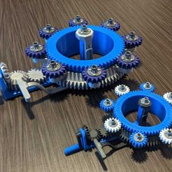 Mini-PGMv2-Scale.jpg Бесплатный 3D файл Мини планетарная шестеренчатая менора v2・3D-печатная модель для загрузки