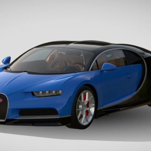 2016 Bugatti Chiron – Kostenloses 3D-Modell STL