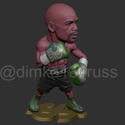 ZBrush-Documentuykg.jpg STL file Floyd Mayweather・3D printing idea to download