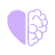 ByH v1.stl Heart and Brain Decoration - 2D Art